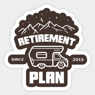 Retirement Plan Sticker